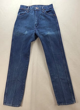 Vtg Wrangler Womens Jeans Sz 11/30 Cowboy Cut High Rise Made in USA
