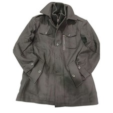 Giacca Uomo Nera Invernale Taglia L Doppia Zip, Imbottita NUOVA senza cartellino