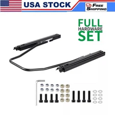 Universal Dual Lock Design Car Racing Seat Base Slider Rail Bracket Bucket Mount