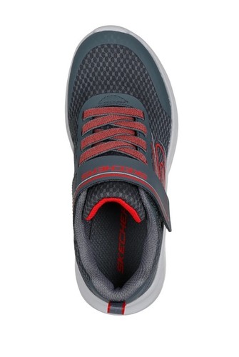 New Skechers Kids Dynamatic Swift Tread Charcoal/Red Size 13 - Picture 3 of 8