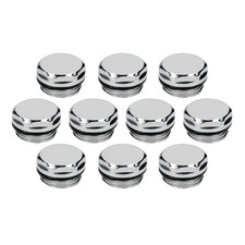 10x Blindstopfen Chrom Messig Stopfen Heizkörperstopfen Verschluss 1/2" Zoll