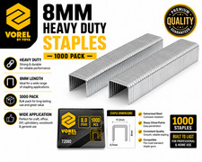8mm Heavy Duty Staples 1000 Pack For Staple Gun Bulk Buy Craft Office DIY