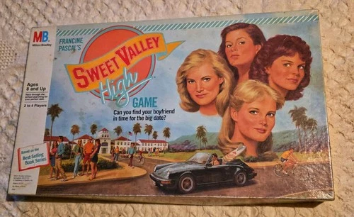 Vintage Milton Bradley Sweet Valley High Board Game 1988 Complete