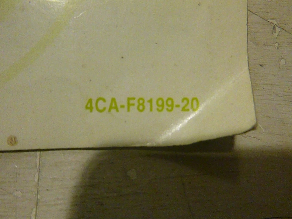 Yamaha BW'S Owners Manual 1st Edition Dated 1991 Genuine Part 4CA-F8199-20 Used - Image 3 of 4