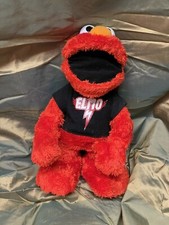 Let's Rock Elmo Animated Singing 14'' Plush Sesame Street Hasbro Toy 2010