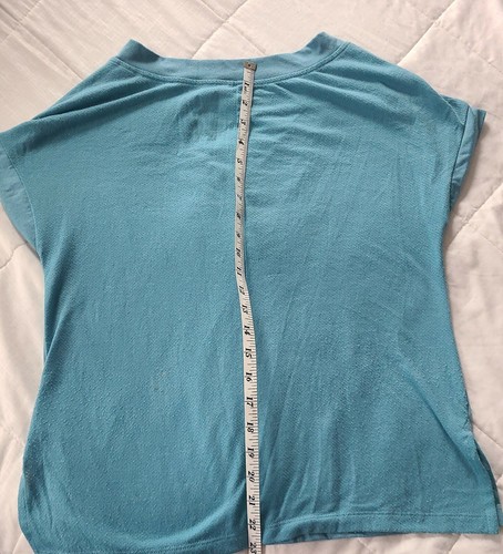 Women's Reebok Supreme Tee Speedwick Black & Teal Small - Picture 9 of 11
