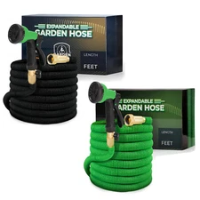 2025 upgraded 75FT - 4X Stronger Deluxe Expandable Flexible Garden Water Hose