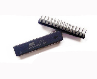 5Pcs ATMEGA48-20PU DIP-28 GEMA48-20PU 8K Bytes In-System Programmable  KdFlash