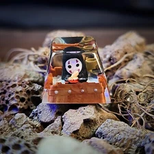 Noface keycap, custom keycap, Spirited away keycap, Keycap Handmade