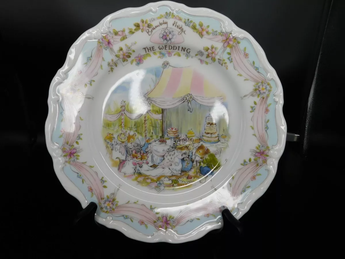 ROYAL DOULTON Brambly Hedge Wedding Plate