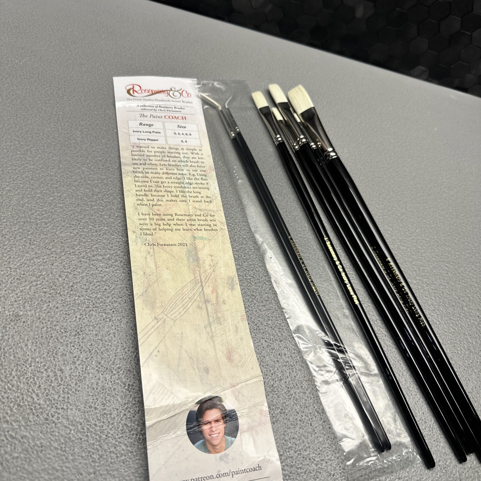 ROSEMARY & Co. THE PAINT COACH BRUSH SET eBay