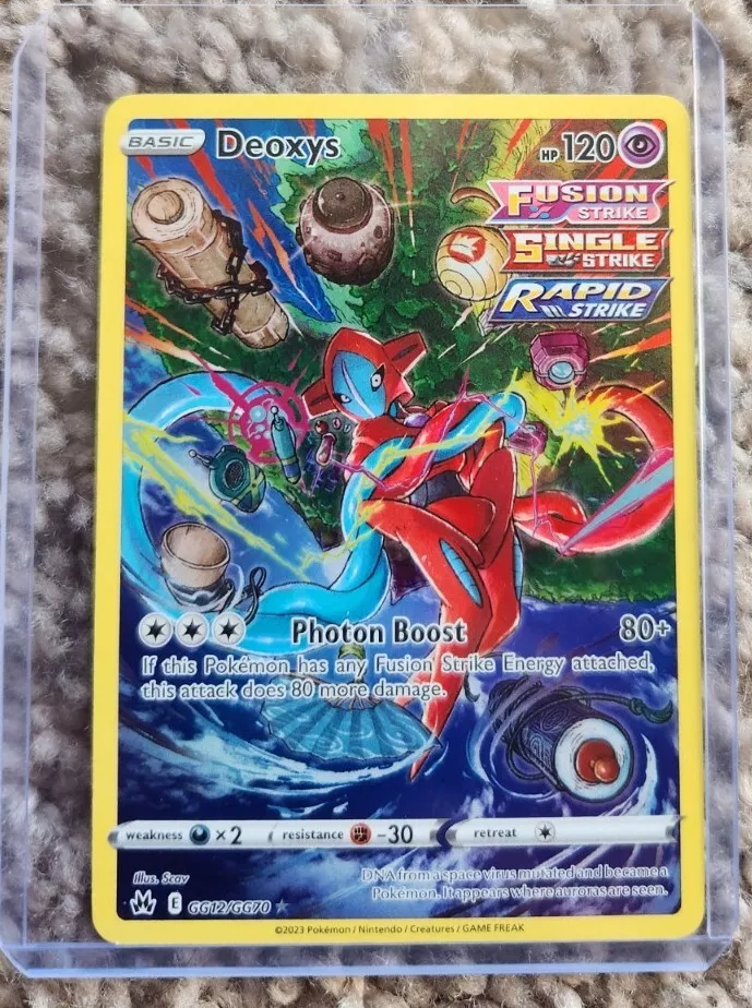 Pokémon TCG: Crown Zenith's English Deoxys VMAX Art Rare Revealed