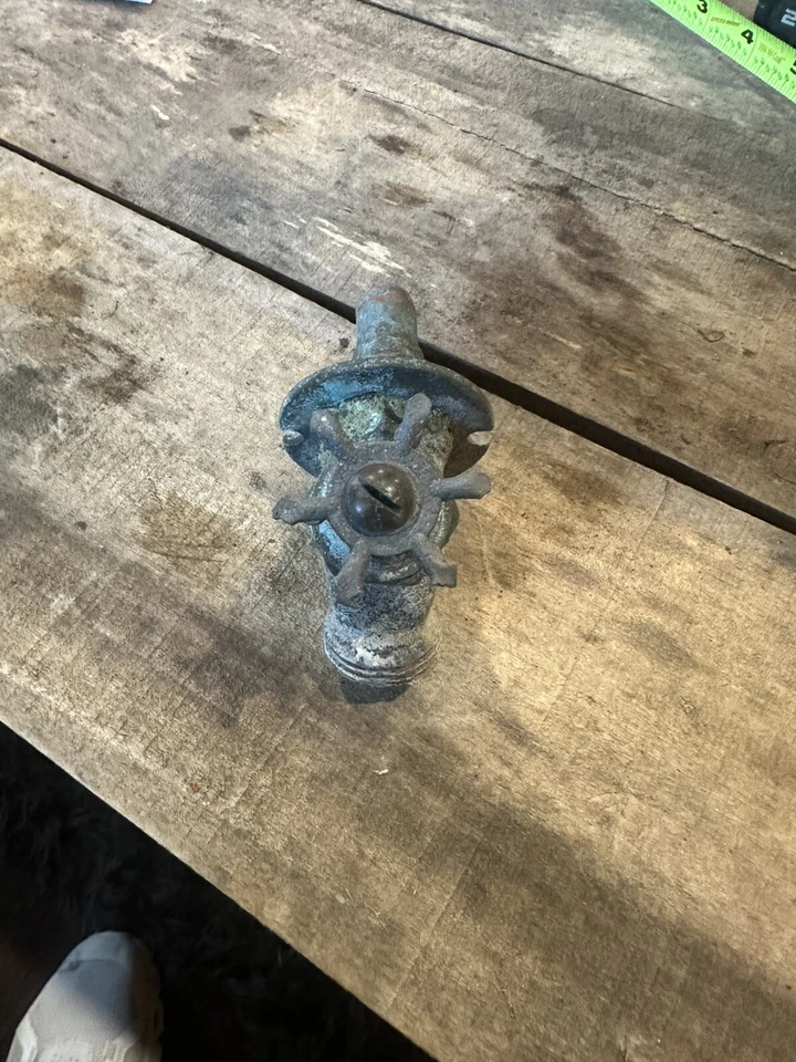De colección RUSTY Válvula de Agua Mangota Steampunk Artesanía Fontanería Chatarra 139 Foto 2 de 3