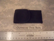 Emergency/Survival: Knife Pouch/Sheath - Black Nylon, Belt Carry 3.5" Knife