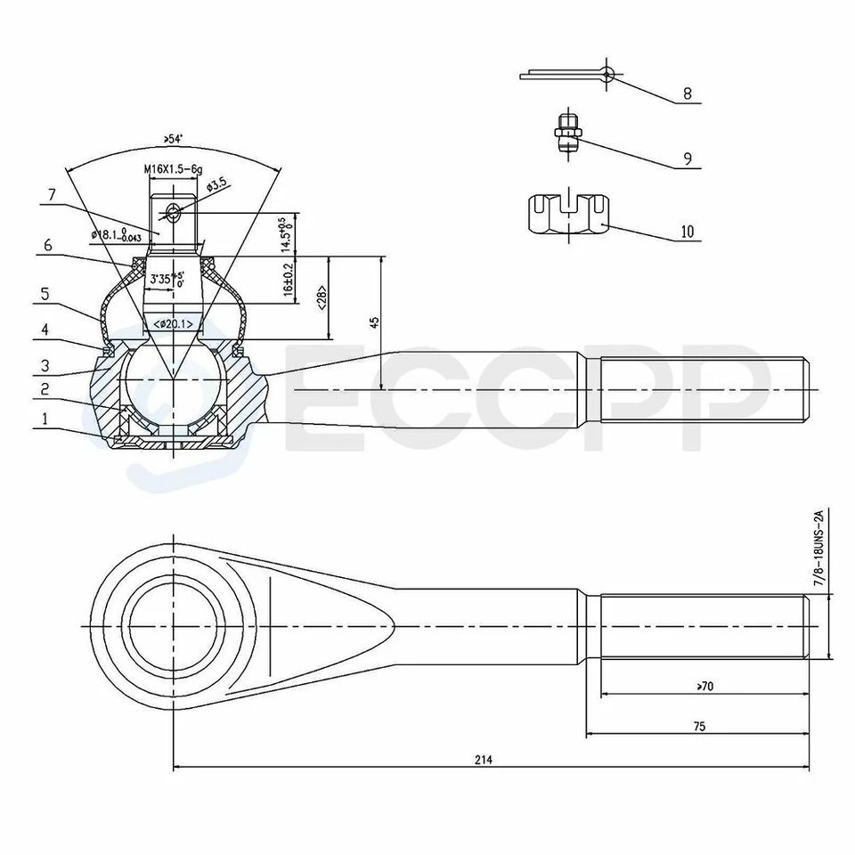 Nuevo kit completo de suspensión delantera de 8 unidades para Chevrolet Blazer y GMC Jimmy Foto 4 de 4