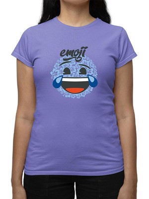 Funny Hibiscus Laughing Face Icon Women's T-shirt