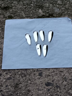 25 Pack Worth Casting spoon blanks -  2  1/4''  .045  Nickel plated Steel