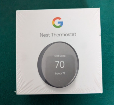 Google Nest Smart Programmable Thermostat GA02081-US Wi-Fi 2024 OPEN BOX