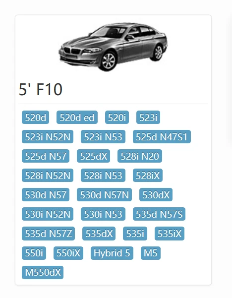 Genuine Front Pair Windscreen Wiper Blades Set For BMW 5 Series F10 F11 F18 RHD - Image 3 of 4