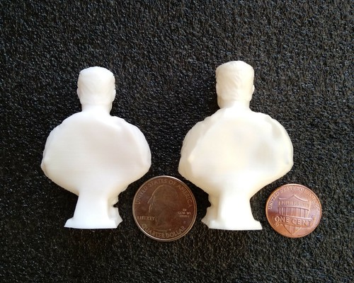 Set 2 Statuen 2" Donald J Trump God Emperor 45th President MAGA 3D Printed Bust - Bild 3 von 17