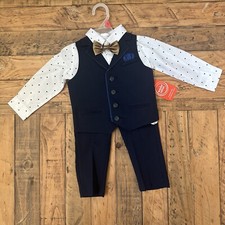 NWT Sz: 2T Toddler Boy Navy Blue Tuxedo, Wonder Nation