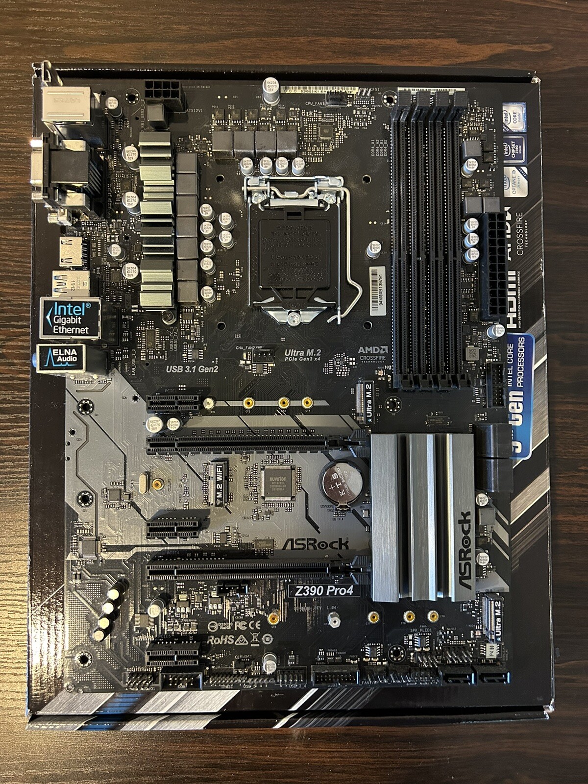 ASRock Z390 Pro 4 Intel 1151 ATX Ddr4-sdram Motherboard 4717677336733 ...