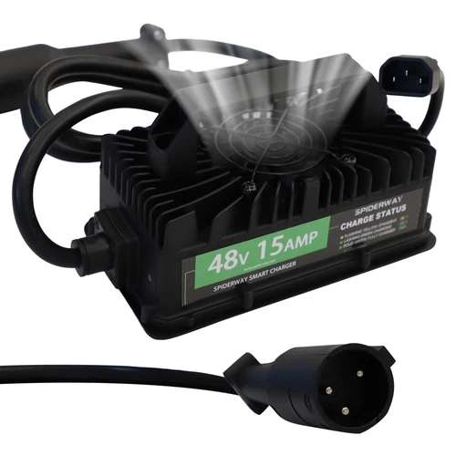 48V 15A Golf Cart Battery Charger For EZGO Club Car Golf Cart Smart Charger New - Picture 4 of 20