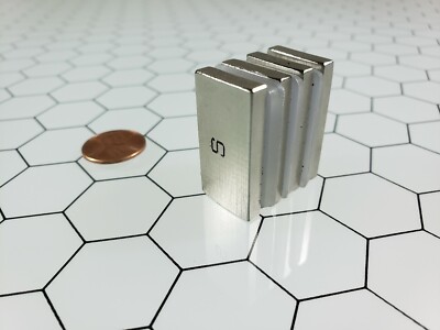 4 Neodymium Arc Motor Magnets Super Strong Rare Earth N45EH 