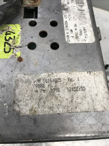 1988-1994 Chevrolet GMC C/K Am Fm Radio Head Unit OEM. 16164325 Untested 1500 - Picture 11 of 13