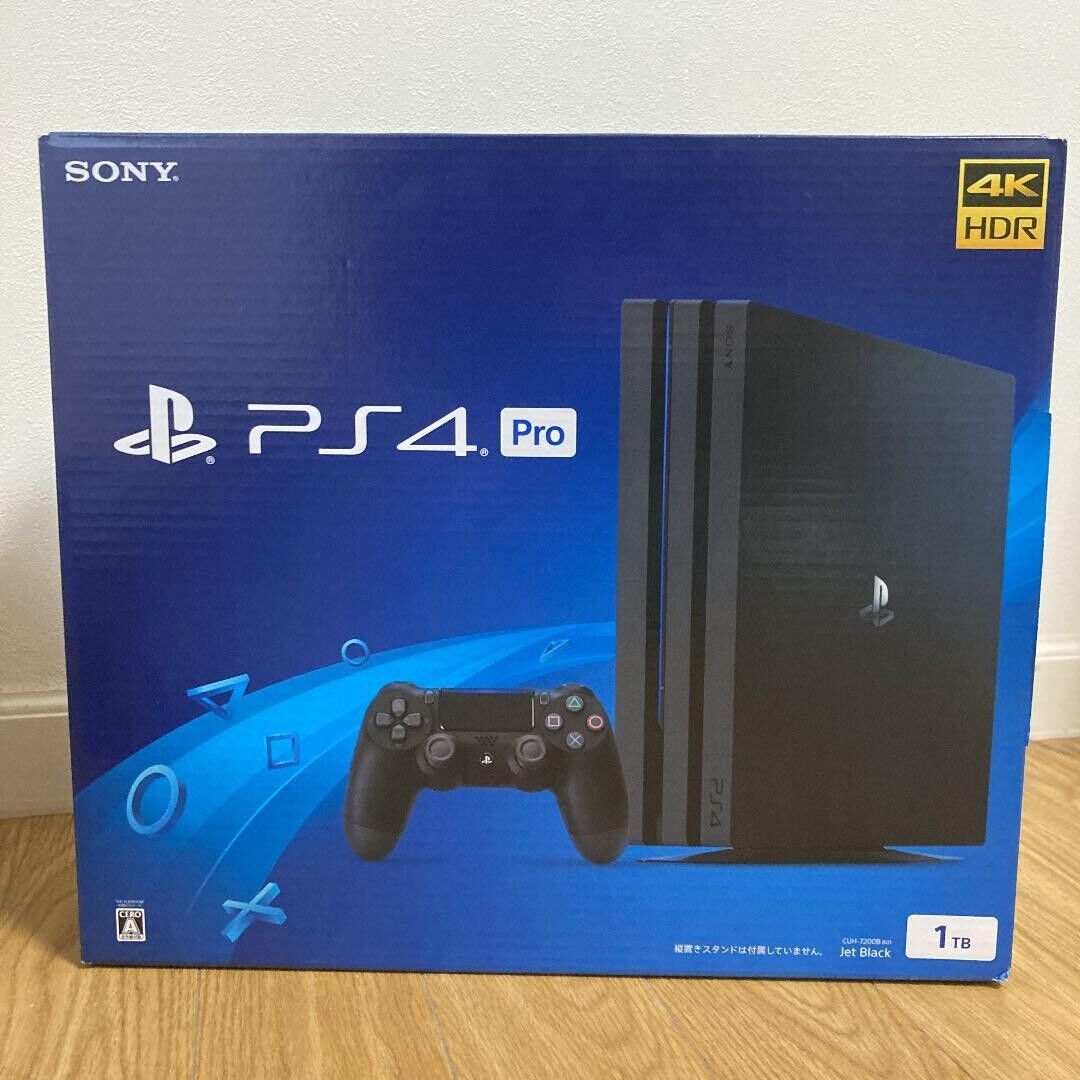 【新品未開封】SONY PlayStation4 JET BLACK 1TB