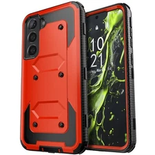 Orange Case For Samsung Galaxy S22/S22 Plus/S22 Ultra Shockproof Phone Cover