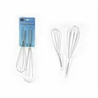 2 x Stainless Steel Hand Whisk Kitchen Mixer Balloon Egg Milk Beater Utensils