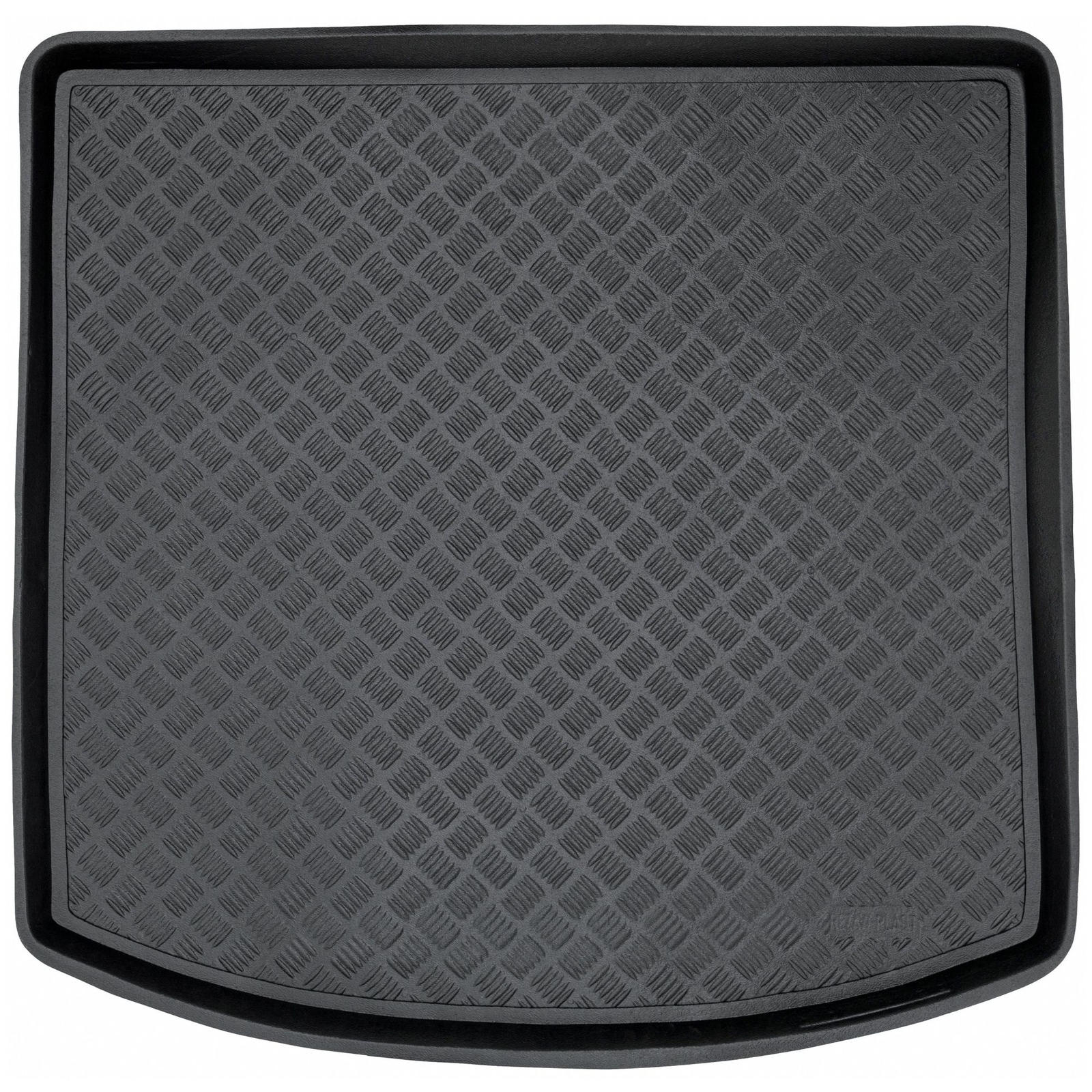Tapis de coffre Rezaw-Plast en PVC noir pour Volkswagen Touran II 2010-2015