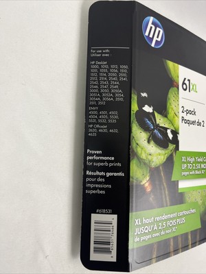 Batuto Getto D'inchiostro Rigenerato Per HP 61 XL 61XL (nero E