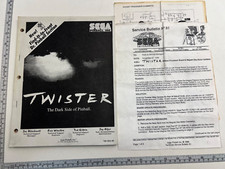 Sega - Twister -Manual & Service Bulletin #91...