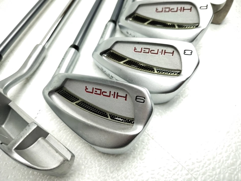 SET OF LADIES ACUITY HIPER PUTTER CHIPPER PW, SW, 8, 9, RH GRAPHITE L Flex Shaft - Image 3 of 4