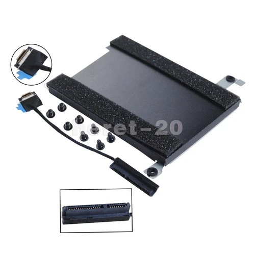 For Dell Latitude 5500 5501 5510 5511 Hard Drive HDD Caddy 0XY5F7 + Cable 0ND8N9