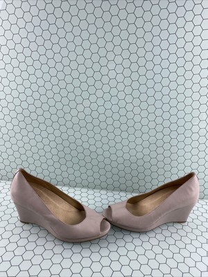 Naturalizer SIENNA Taupe Leather Peep 