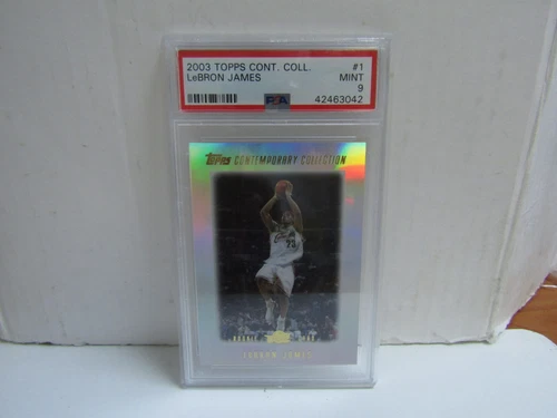 PSA 9 2003-04 Topps Contemporary Collection #1 Lebron James RC Cavaliers