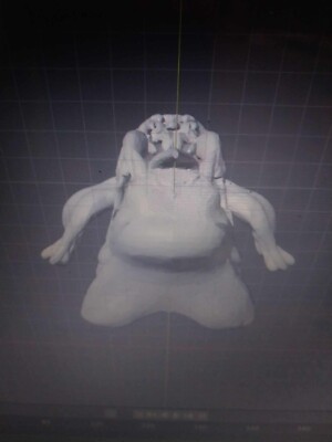 Digital 3d print STL file Vampire Jaw Face Mask 