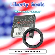 Carbon Steel Oil Seal TC Type   TCM 40X53X8TC-BX By Liberty Seals Inc.  75022168