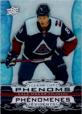 2020-21 UD Tim Hortons Clear Cut Phenoms Cale Makar #CC-6 Colorado Avalanche