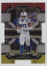 2023 Panini Select Concourse Red & Yellow Prizm Die-Cut Jaylon Jones #42 1dj9