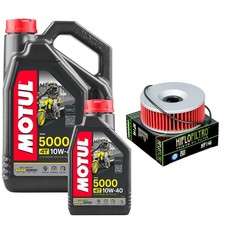 XVZ1300 Venture Royal US Motul 5000 10w40 5L Oil Filter Kit Yamaha XVZ 1300 1991 8.05 per litre