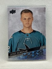 San Jose Sharks - Josef Korenar - 20/21 UD Extended - Young Guns - #715