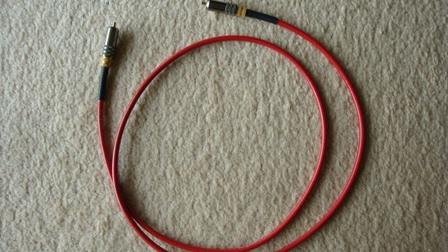 " VENTURE" Silver Plated Digital Cable/75 Ohm WBT RCA Plugs/Made in Belgium/NM