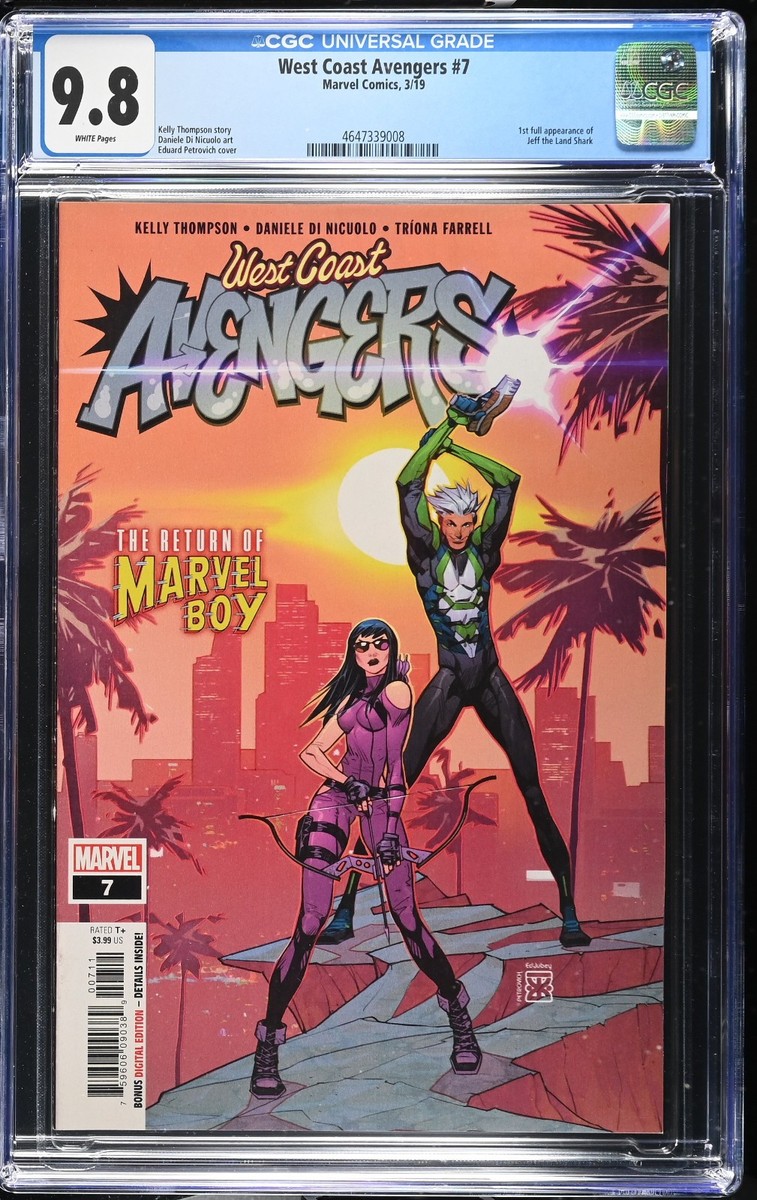 WEST COAST AVENGERS #7 (2019) - CGC GRADE 9.8 - MARVEL 1ST FULL