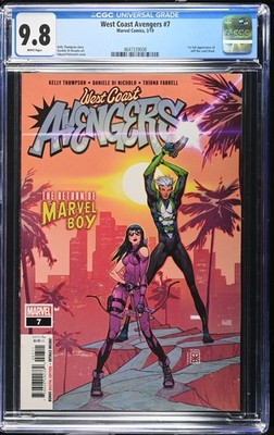 WEST COAST AVENGERS #7 (2019) - CGC GRADE 9.8 - MARVEL 1ST FULL
