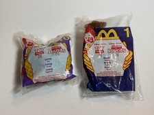 Lot of 2 1999 McDonald s Disney Pixar Toy Story 2 Happy Meal Toys - Lenny, Woody