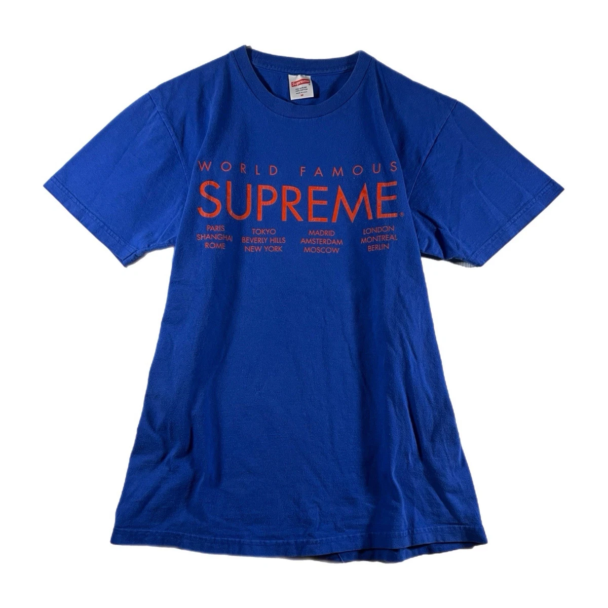 Supreme Blue T-Shirts for Men for sale | eBay